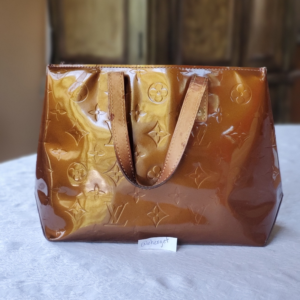 Louis Vuitton Bronze Vernis Leather Lead PM